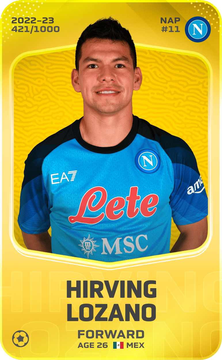 Hirving Lozano 2022-23 • Limited 421/1000