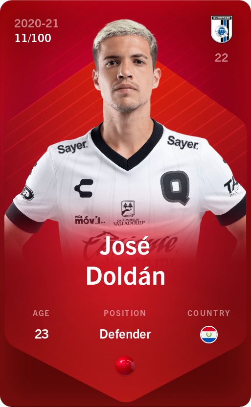Sorare - Sorare Official - José Doldán 2020-21 • Rare 11/100 - NFT # 4805981427980843803664110410591963437400715425467206191125124101081815852748
