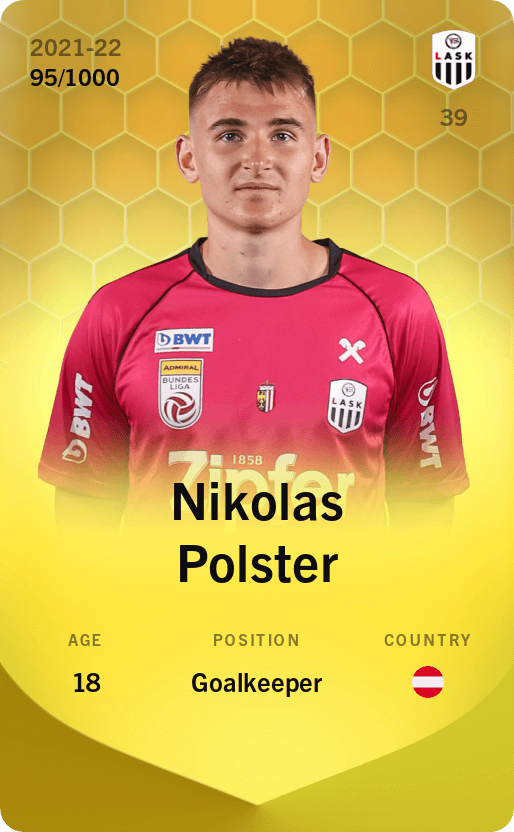 Nikolas Polster 2021-22 • Limited 95/1000