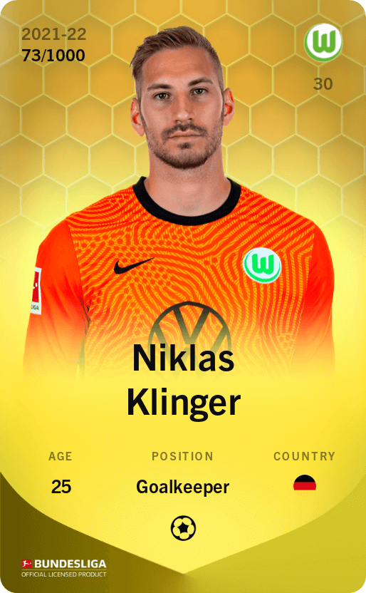 Niklas Klinger 2021-22 • Limited 73/1000