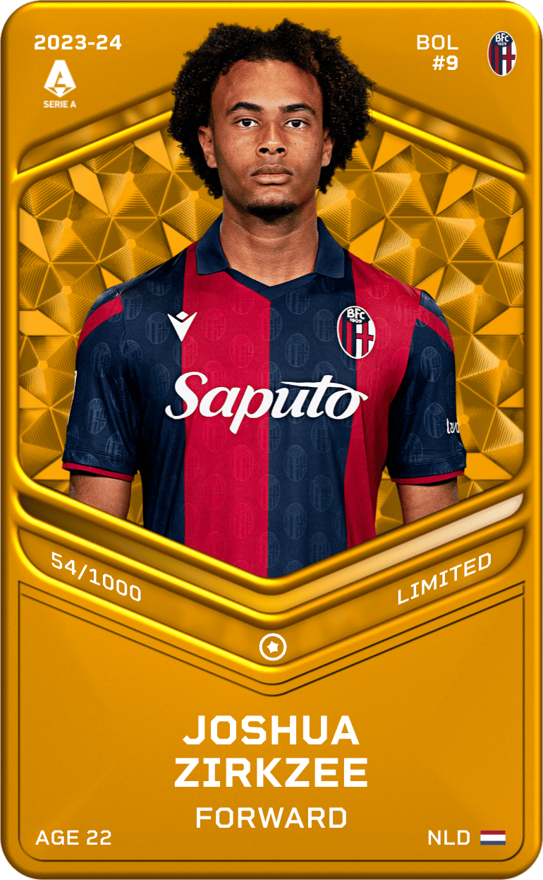 Joshua Zirkzee 2023-24 • Limited 54/1000