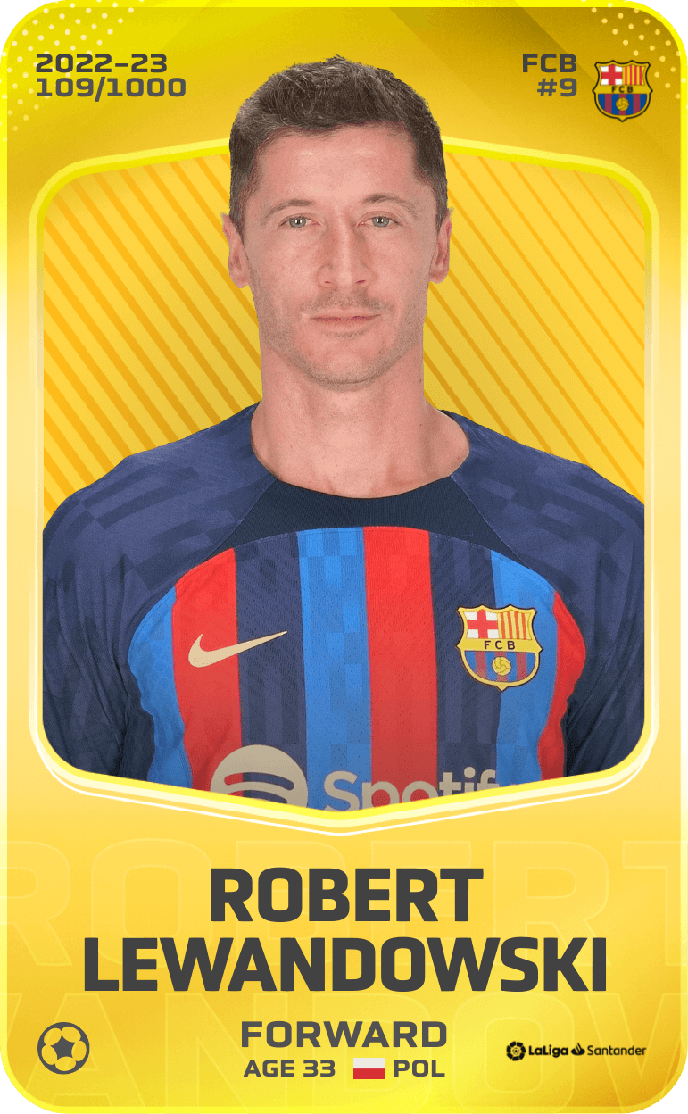 Robert Lewandowski 2022-23 • Limited 109/1000