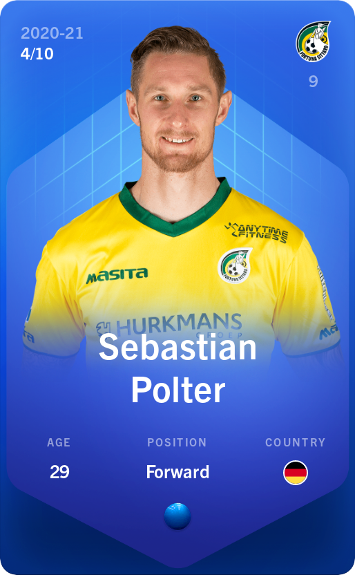 Sorare - Sorare Official - Sebastian Polter 2020-21 • Super Rare 4/10 - NFT # 24064213137866550758671459540253830039711300169220205863000934640047048820515