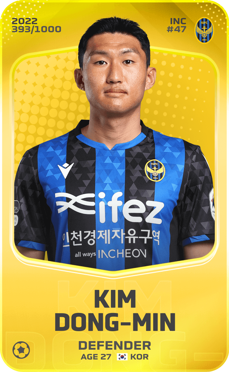 Kim Dong-Min 2022-23 • Limited 393/1000