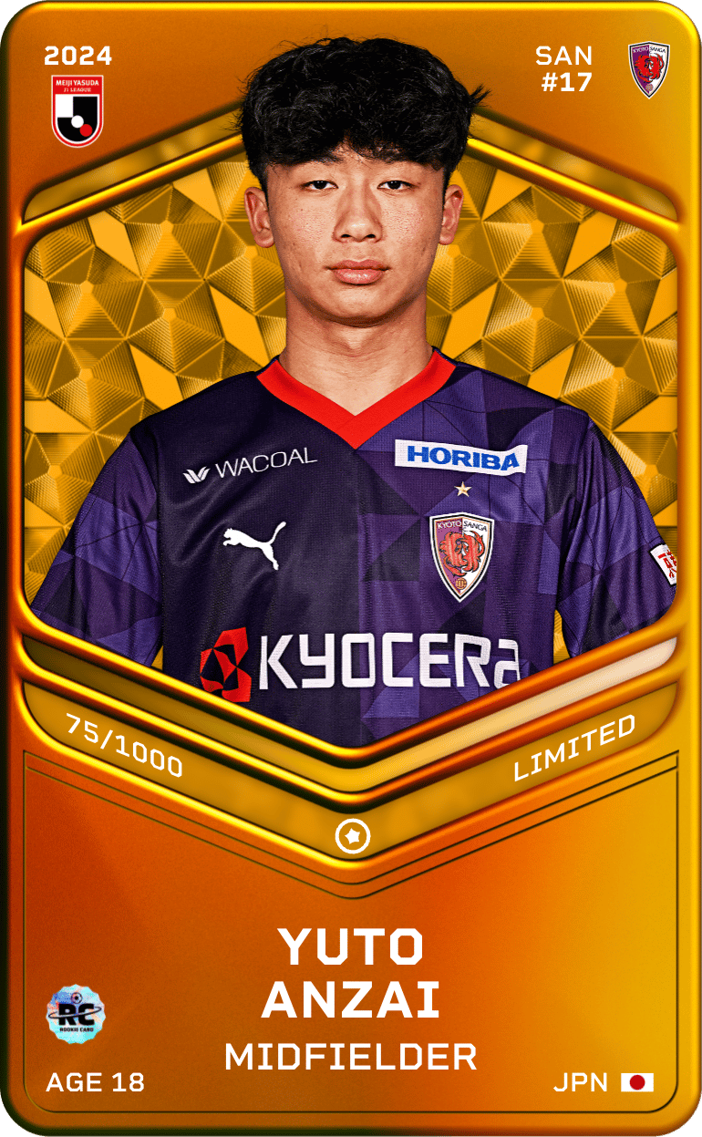 Yuto Anzai 2024-25 • Limited 75/1000