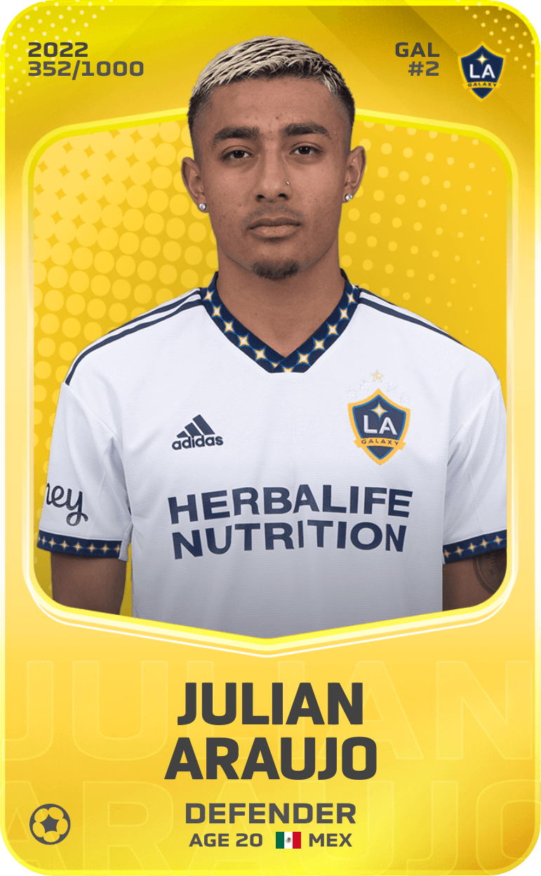 Julian Araujo 2022-23 • Limited 352/1000