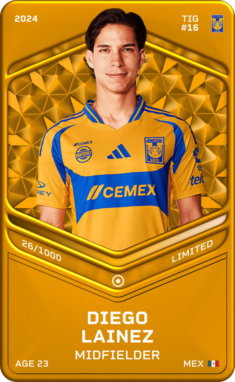 Diego Lainez 2024-25 • Limited 26/1000