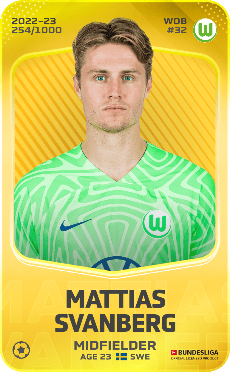 Mattias Svanberg 2022-23 • Limited 254/1000