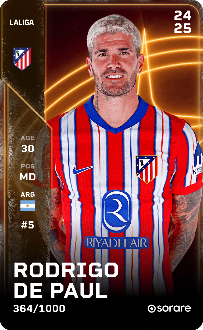 Rodrigo De Paul 2024-25 • Limited 364/1000