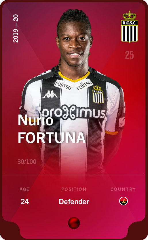 Sorare - Sorare Official - Nurio Fortuna 2019-20 • Rare 30/100 - NFT # 105776230249100729859738055262010777332958970879986132465998977357010807668588