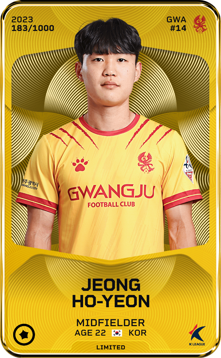 Jeong Ho-Yeon 2023-24 • Limited 183/1000