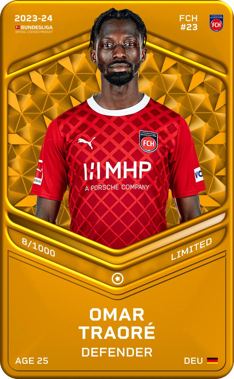 Omar Traoré 2023-24 • Limited 8/1000