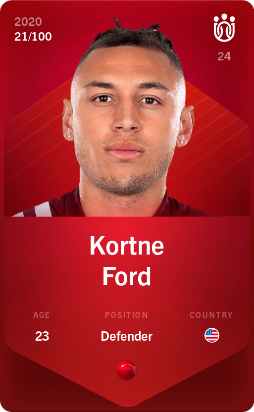 Sorare - Sorare Official - Kortne Ford 2020-21 • Rare 21/100 - NFT # 95269783361657012752736508743677231364644823927044262801082729662292377452705
