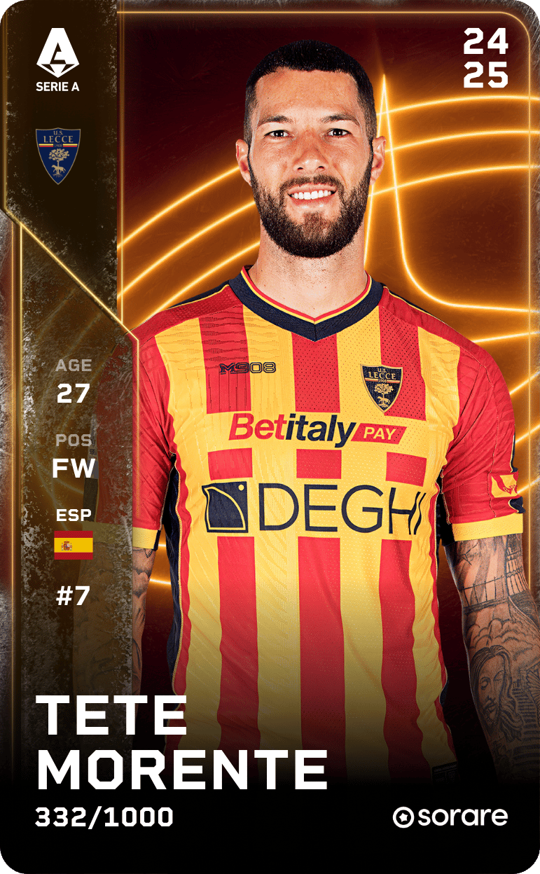 Tete Morente 2024-25 • Limited 332/1000