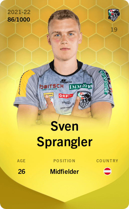 Sven Sprangler 2021-22 • Limited 86/1000