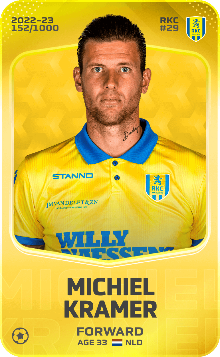 Michiel Kramer 2022-23 • Limited 152/1000