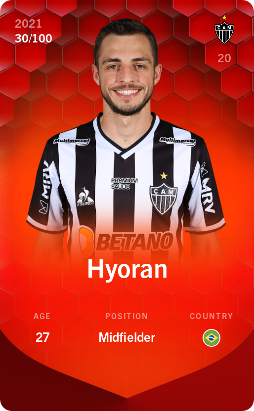 Sorare - Sorare Official - Hyoran 2021-22 • Rare 30/100 - NFT # 74982511899748623050970074734935595627158037788986430219748368461642760643103