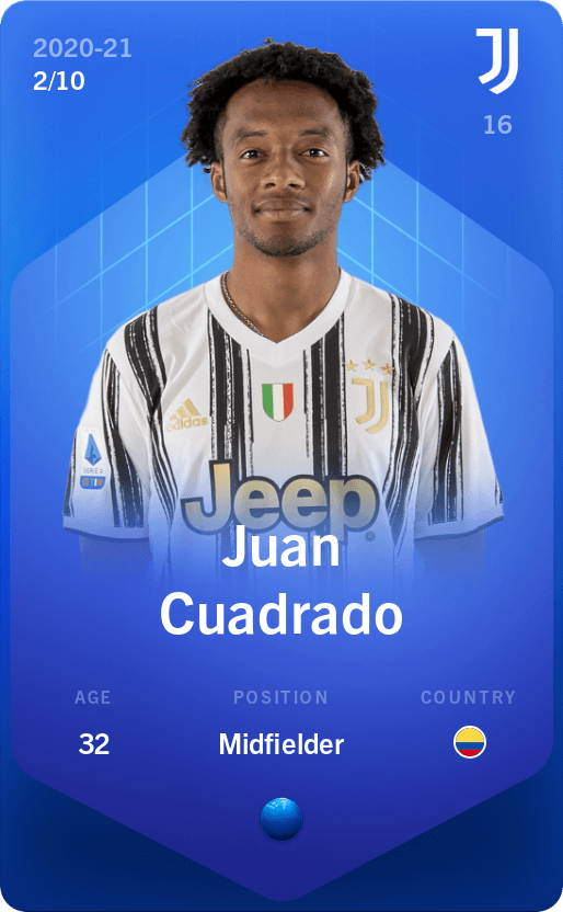 Juan Cuadrado 2020 21 Super Rare 2 10