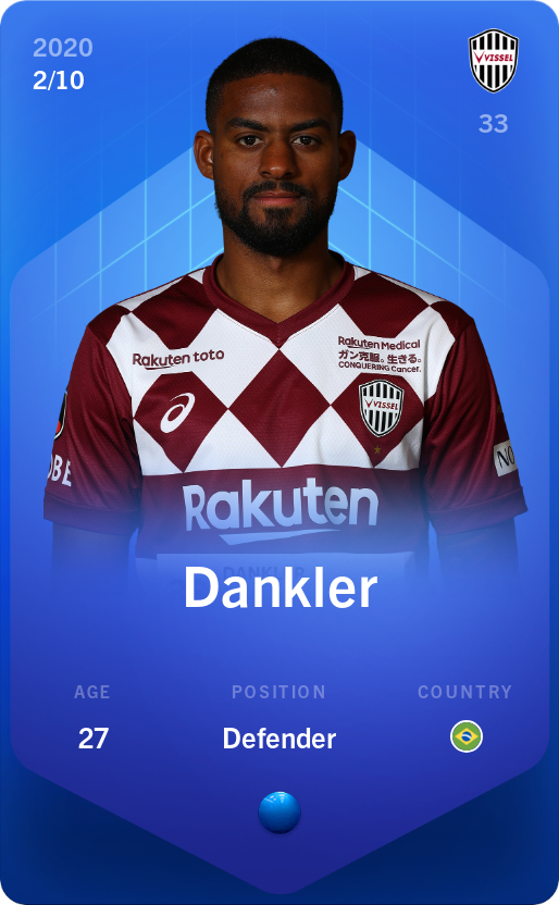 Sorare - Sorare Official - Dankler 2020-21 • Super Rare 2/10 - NFT # 24338786974636950479891668789374159862699136306806856739020374561900038099921