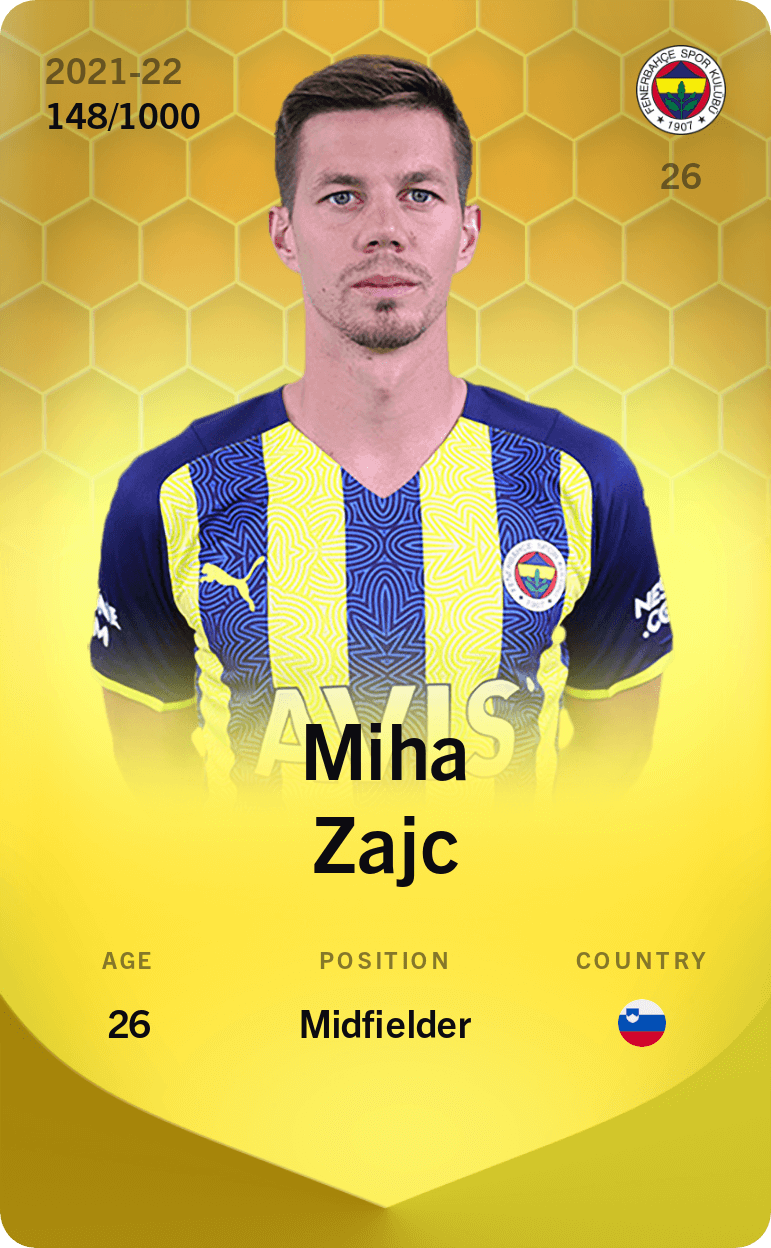 Miha Zajc 2021-22 • Limited 148/1000