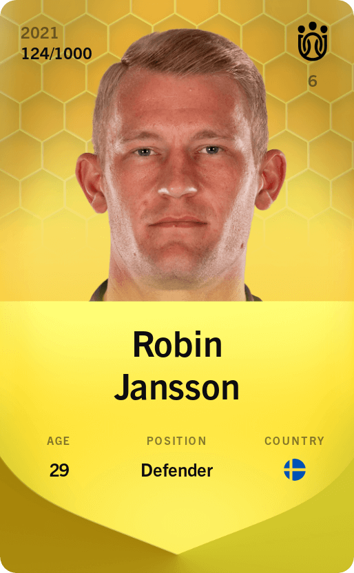 Robin Jansson 2021-22 • Limited 124/1000