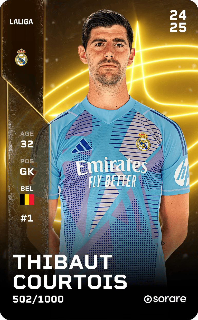 Thibaut Courtois 2024-25 • Limited 502/1000