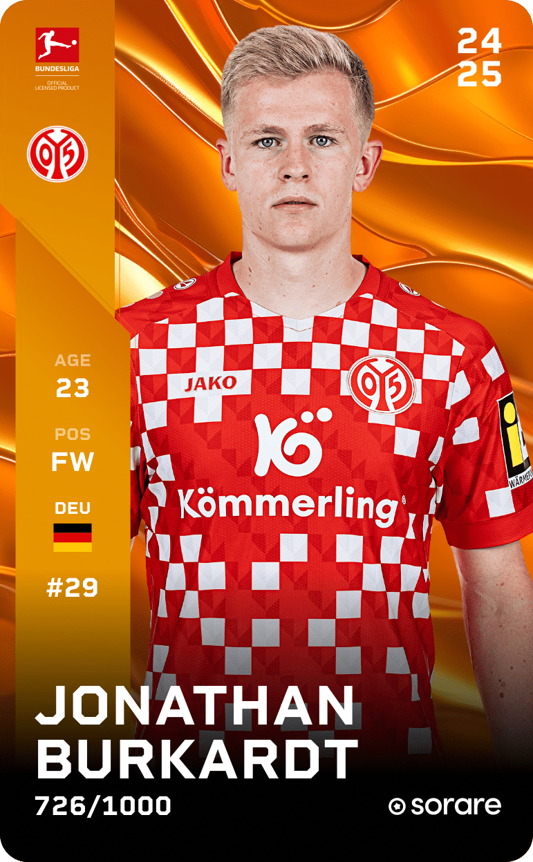 Jonathan Burkardt 2024-25 • Limited 726/1000