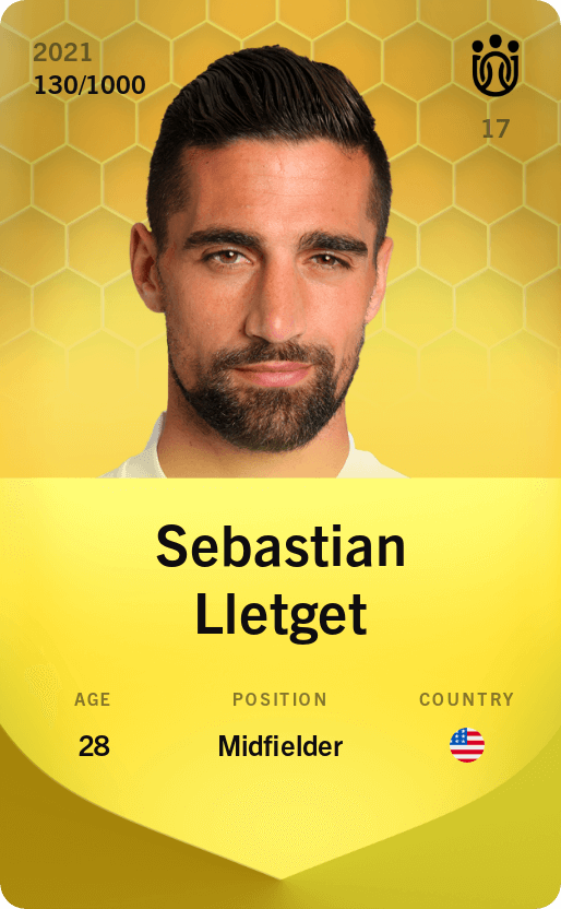 Sebastian Lletget 2021-22 • Limited 130/1000
