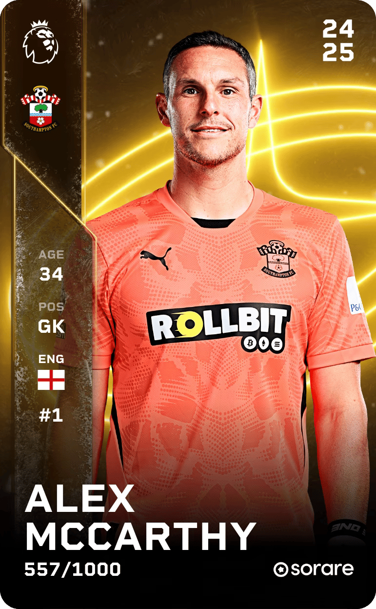 Alex McCarthy 2024-25 • Limited 557/1000