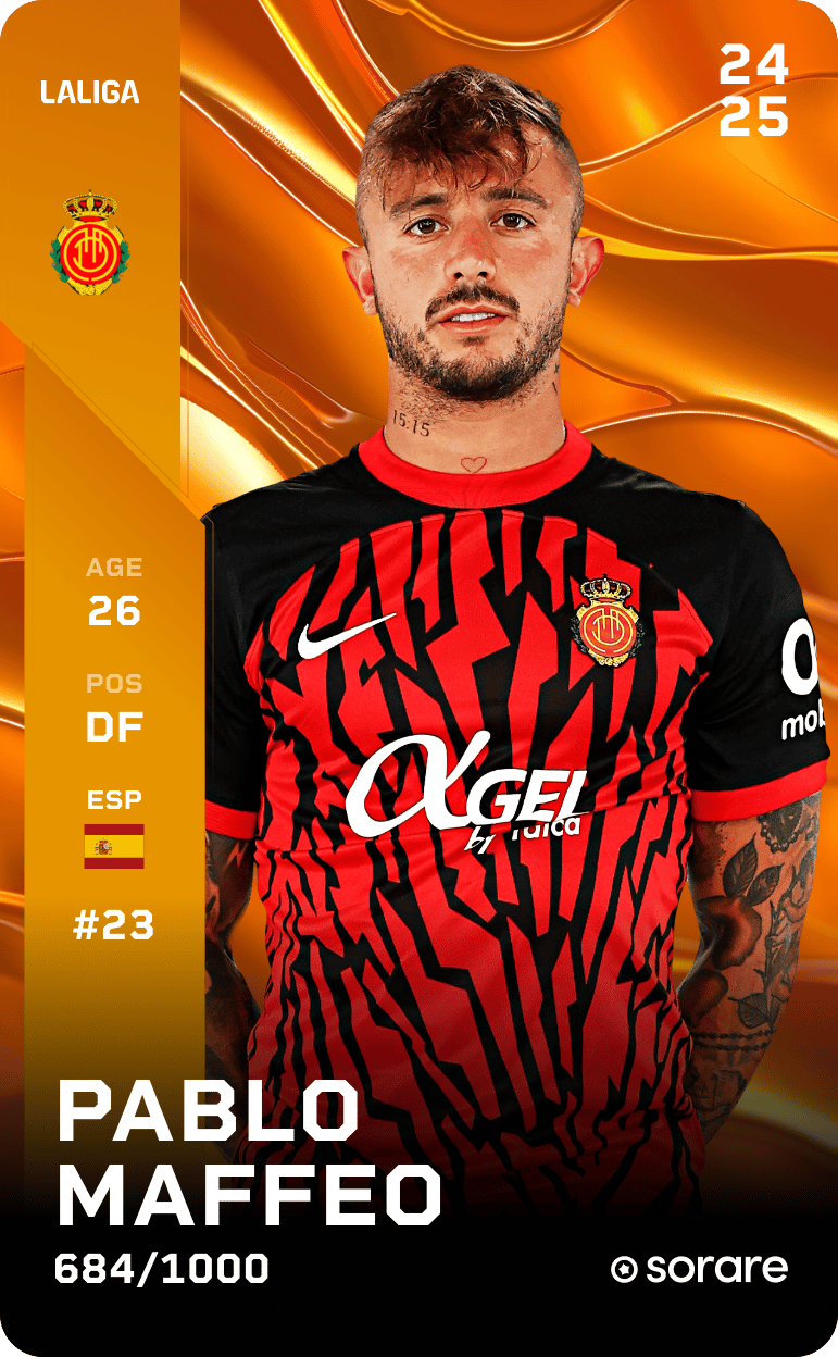 Pablo Maffeo 2024-25 • Limited 684/1000