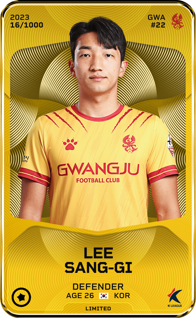 Lee Sang-Gi 2023-24 • Limited 16/1000