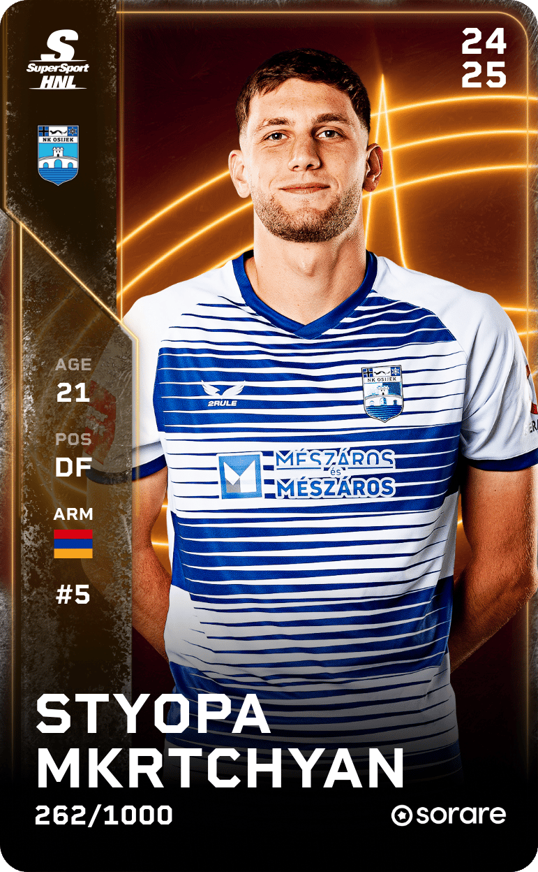 Styopa Mkrtchyan 2024-25 • Limited 262/1000