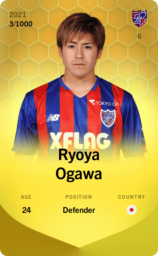 Ryoya Ogawa 2021-22 • Limited 3/1000