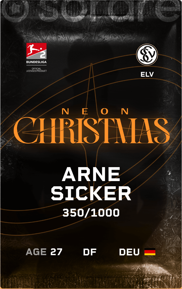Arne Sicker 2024-25 • Limited 350/1000