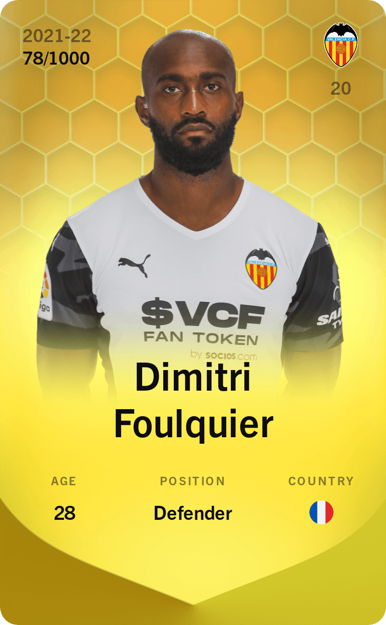 Dimitri Foulquier 2021-22 • Limited 78/1000