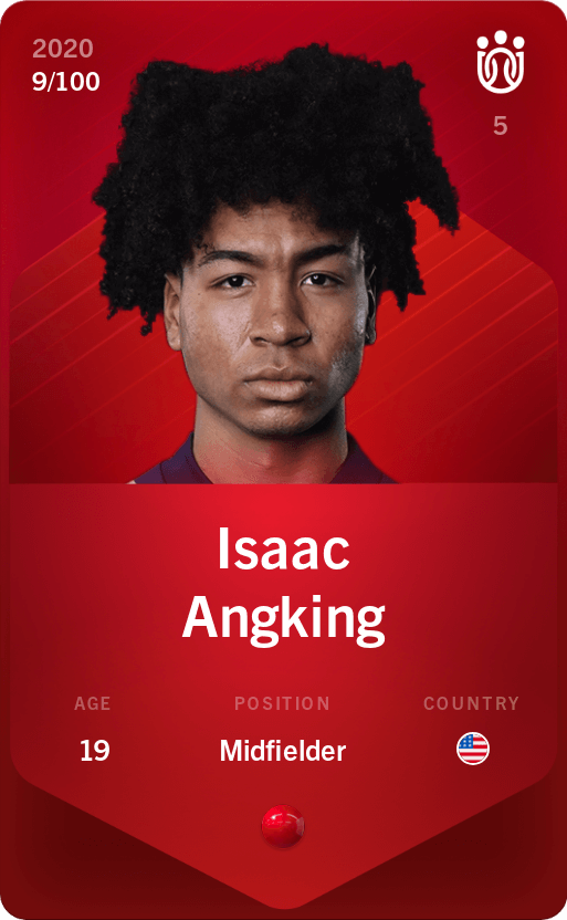 Isaac Angking 2020-21 • Rare 9/100