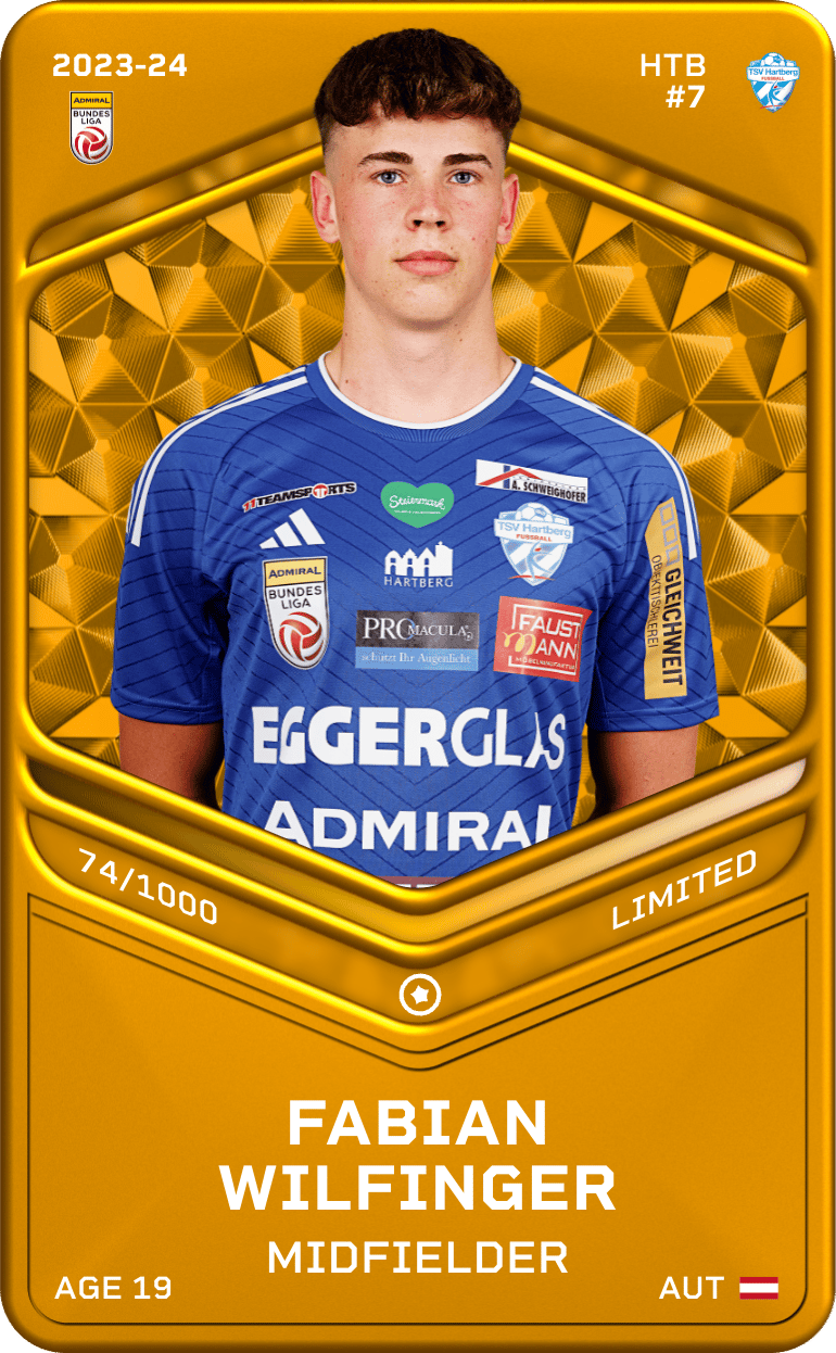 Fabian Wilfinger 2023-24 • Limited 74/1000