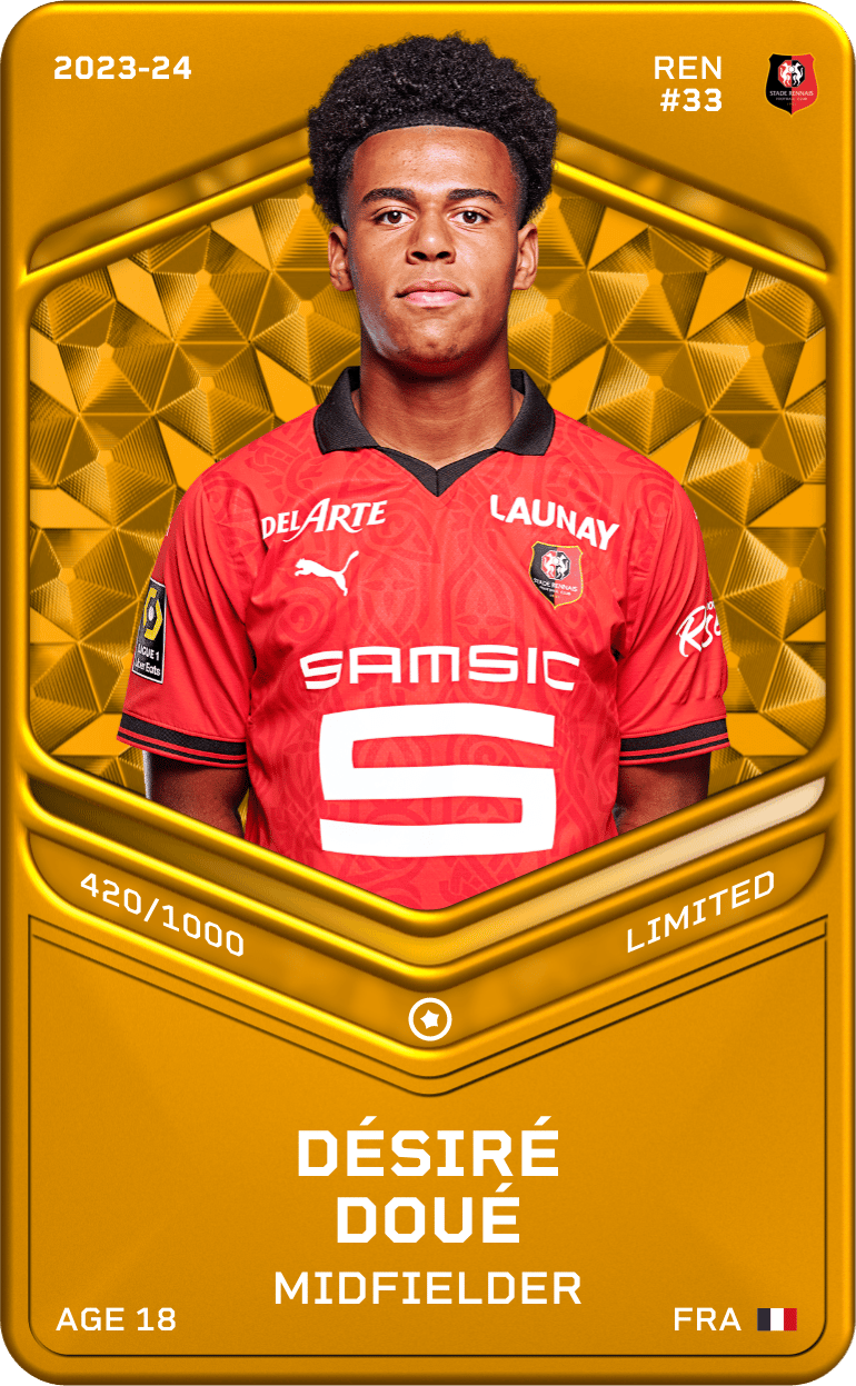 Désiré Doué 2023-24 • Limited 420/1000