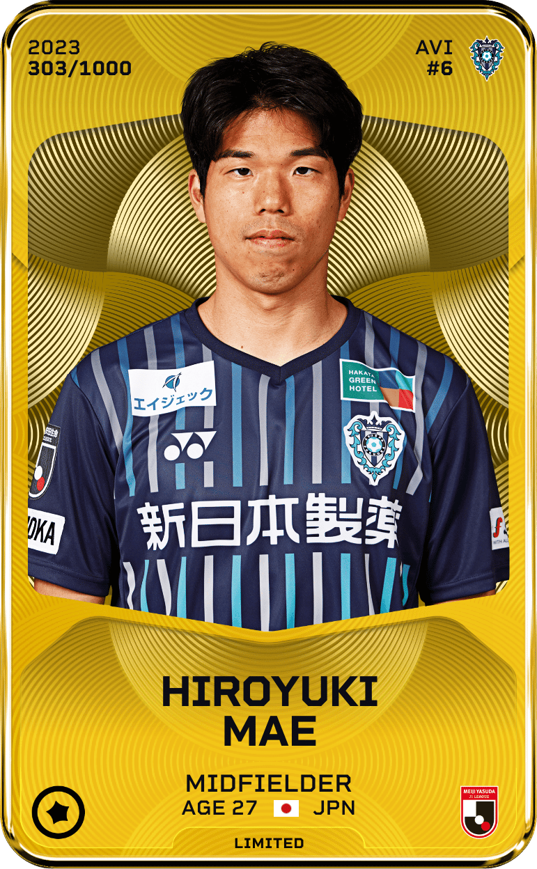 Hiroyuki Mae 2023-24 • Limited 303/1000