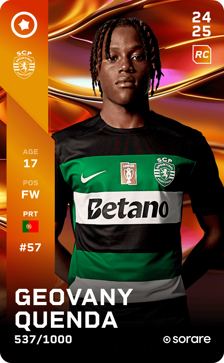 Geovany Quenda 2024-25 • Limited 537/1000