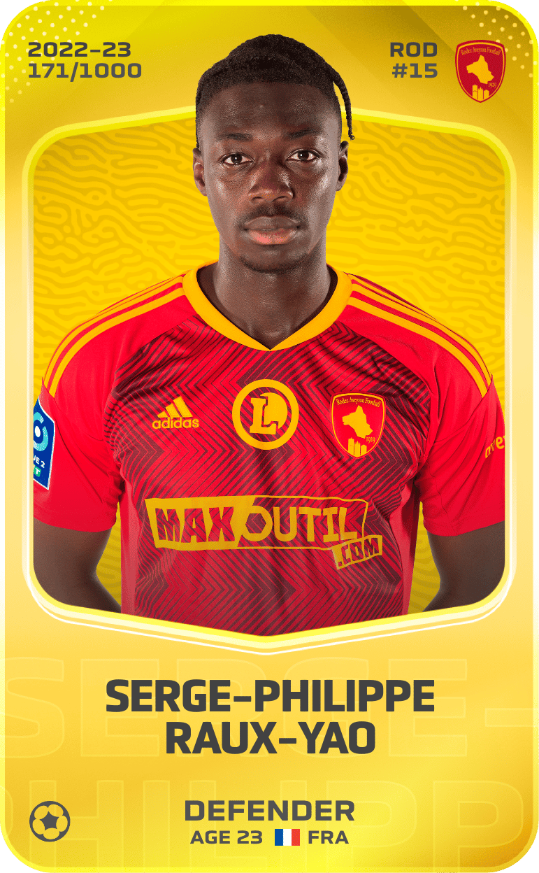 Serge-Philippe Raux-Yao 2022-23 • Limited 171/1000