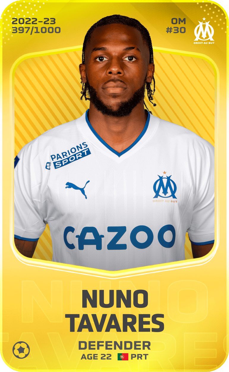 Nuno Tavares 2022-23 • Limited 397/1000