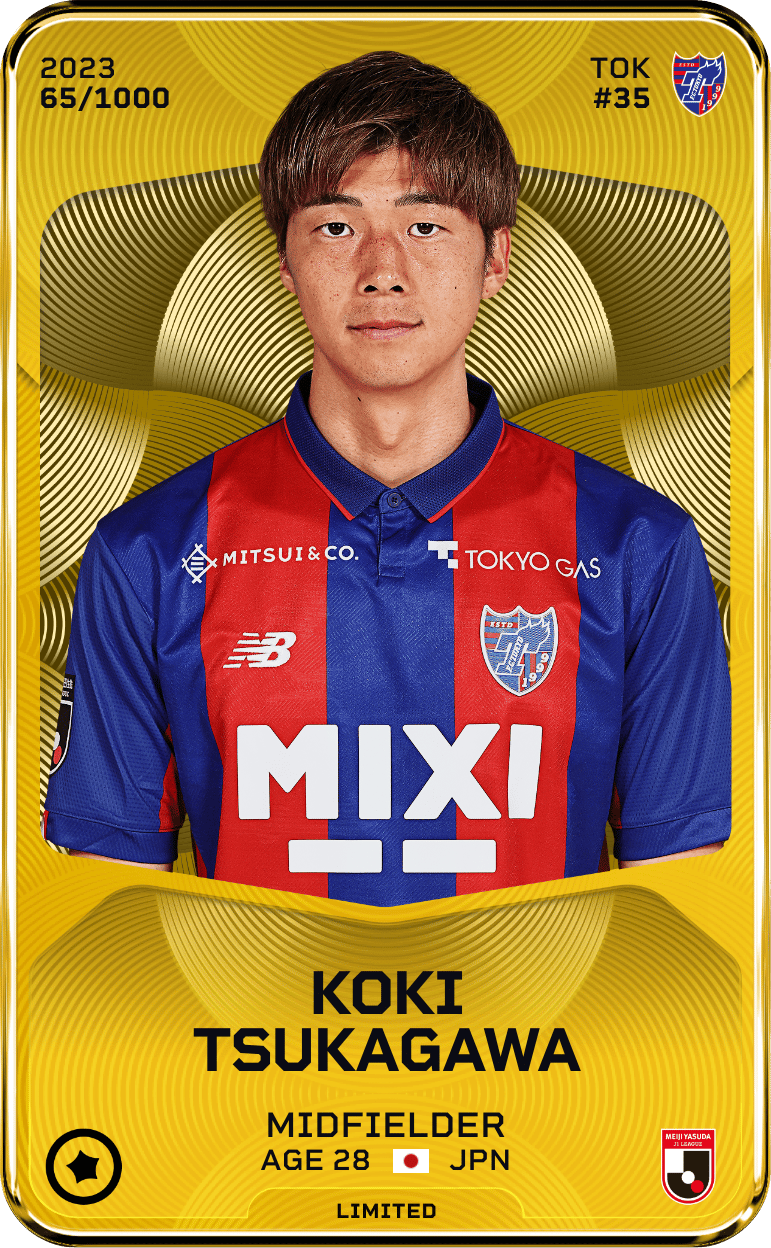 Koki Tsukagawa 2023-24 • Limited 65/1000