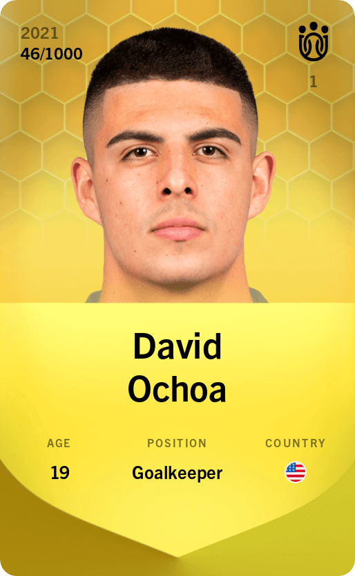 David Ochoa 2021-22 • Limited 46/1000