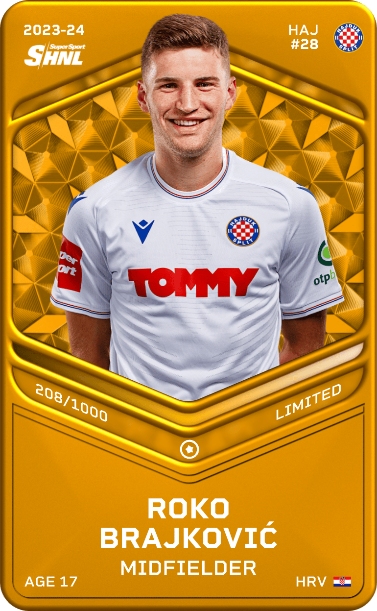 Roko Brajković 2023-24 • Limited 208/1000