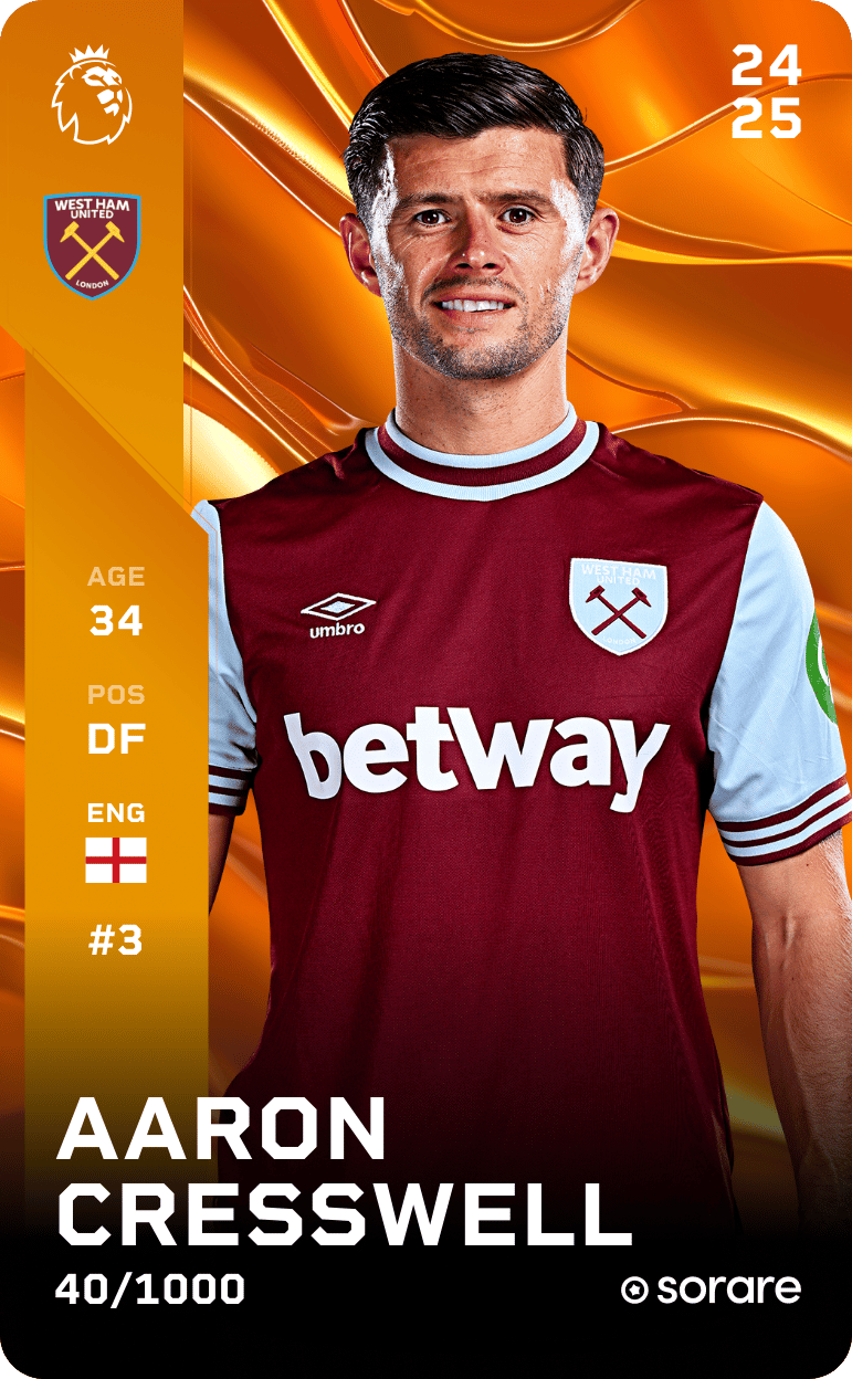 Aaron Cresswell 2024-25 • Limited 40/1000
