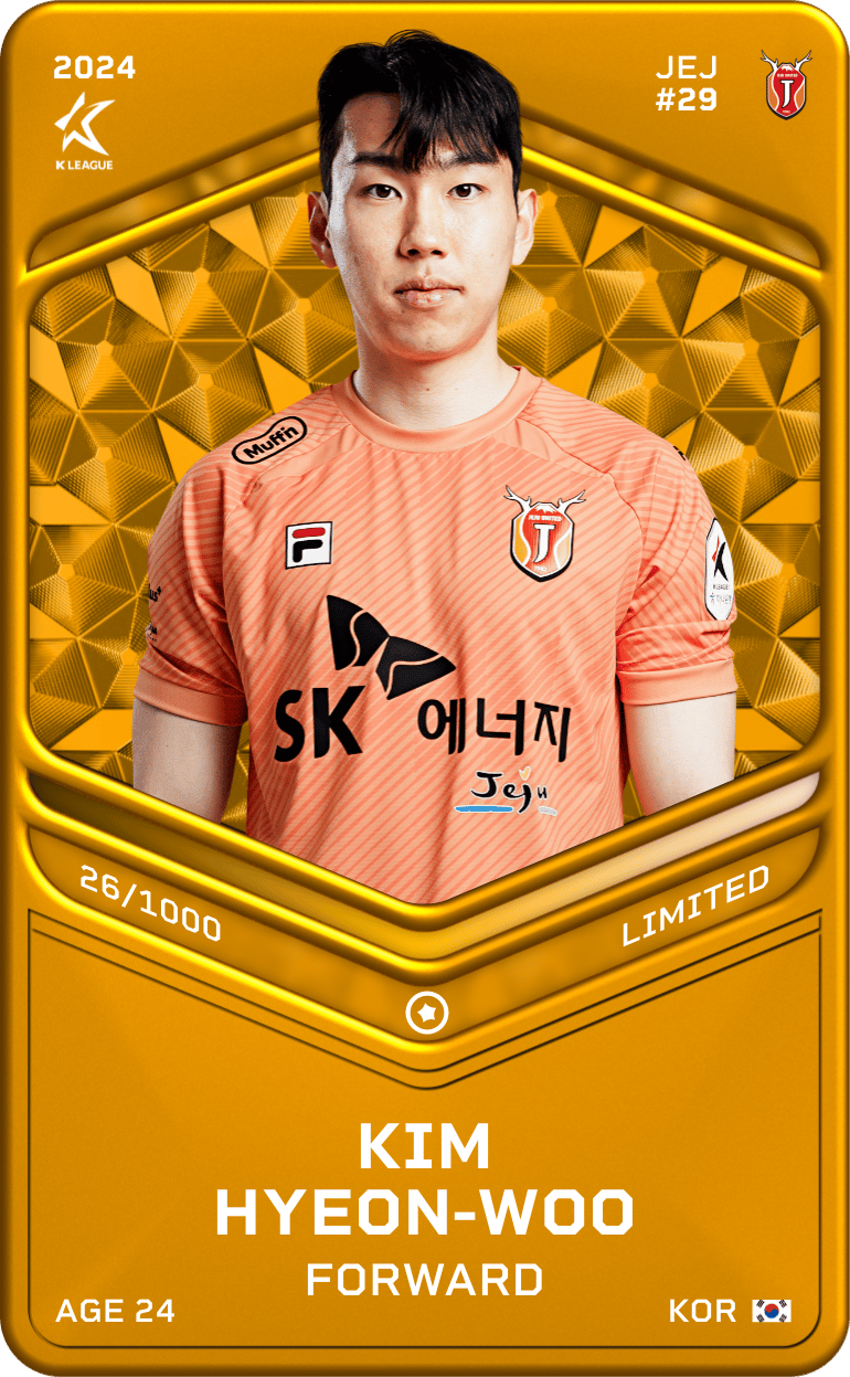 Kim Hyeon-Woo 2024-25 • Limited 26/1000
