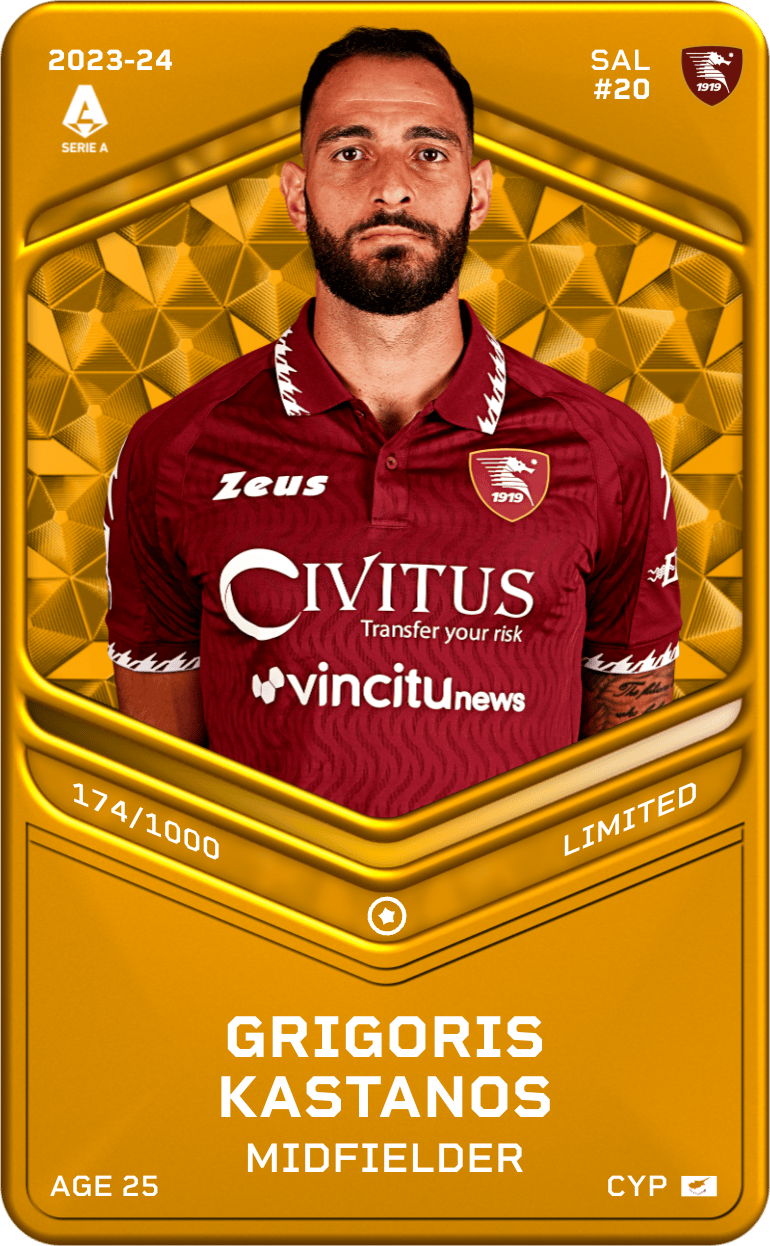 Grigoris Kastanos 2023-24 • Limited 174/1000