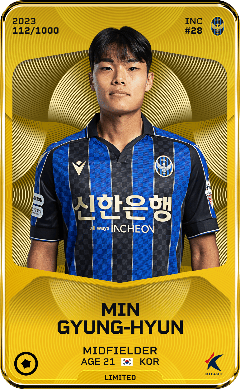 Min Gyung-Hyun 2023-24 • Limited 112/1000