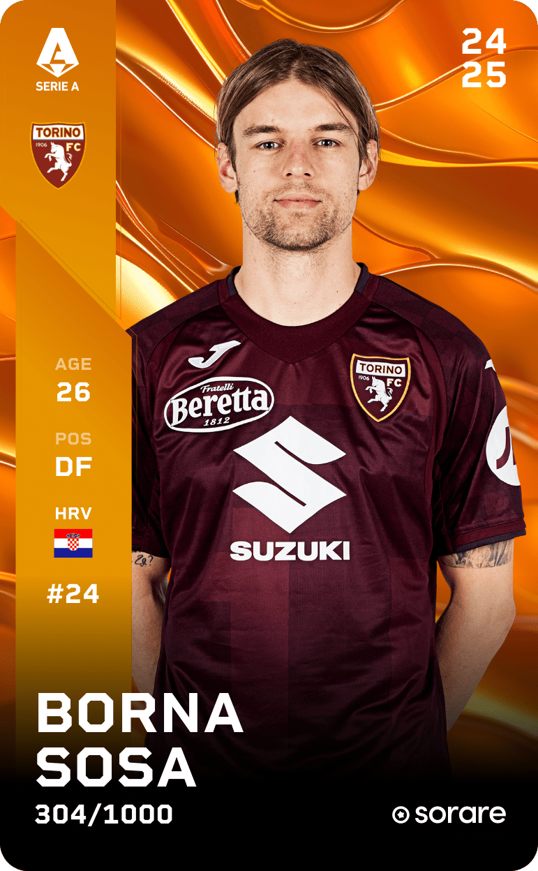 Borna Sosa 2024-25 • Limited 304/1000